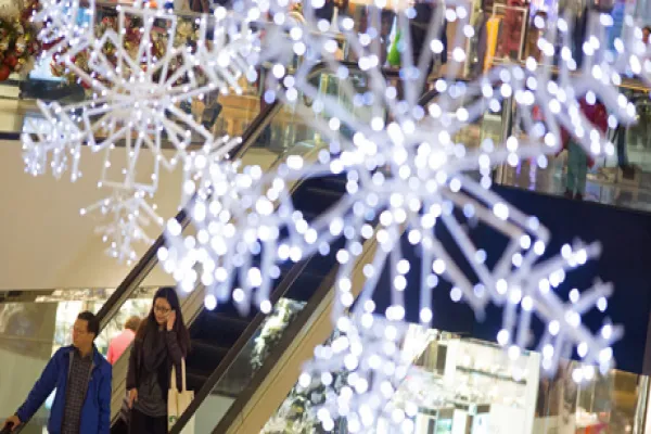 Shoppers Inside The Swire Properties Ltd. Cityplaza Shopping Mall Ahead Of Christmas Holidays