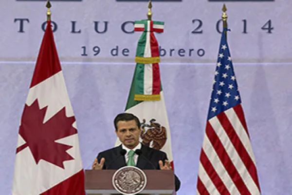 Obama, Pena Nieto, Harper At North America Summit