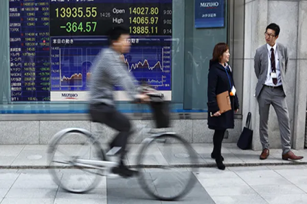 Images Of Stocks Boards As  Japan Stocks Cap Worst Week Since June on Yen