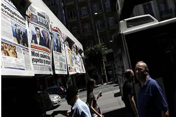 Greek Retail Economy As Deal Terms Rejected