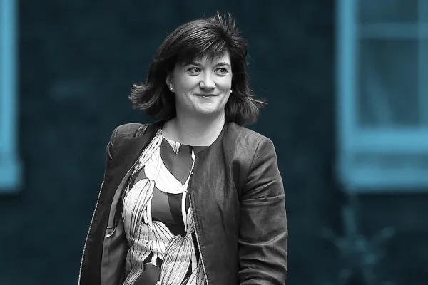 Nicky Morgan, U.K. parliament’s Treasury Committee Chair (Photo credit: Simon Dawson/Bloomberg)