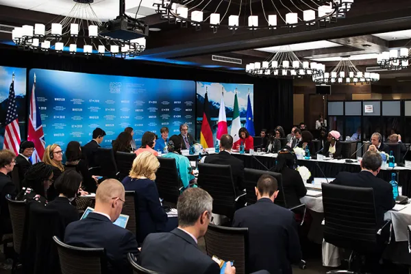 G7 meeting in Whistler, British Columbia, Canada (Darryl Dyck/Bloomberg)