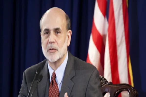 Bernanke Holds Press Briefing After FOMC Meeting