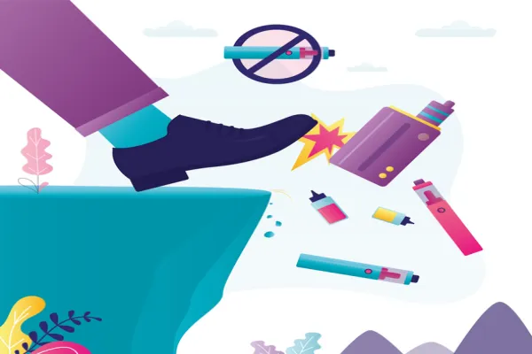 Throwing something away