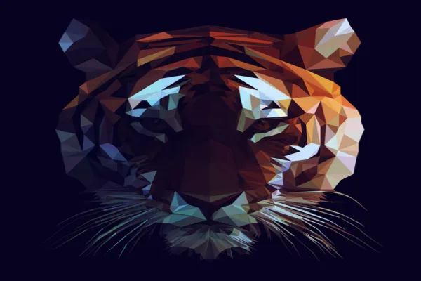 Abstract Tiger