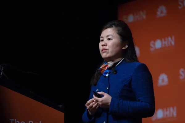 Bihua Chen, CEO of Cormorant Asset Management (Alex Flynn/Bloomberg)