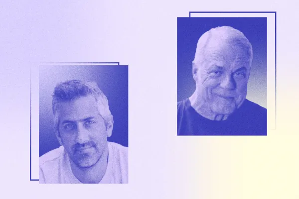 Bridgewater Co-CEOs Nir Bar Dea and Mark Bertolini (Illustration by II)