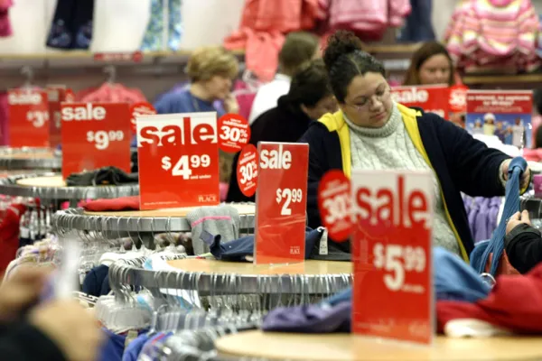 Shoppers at The Children's Place (Jonathan Kirn/Bloomberg)