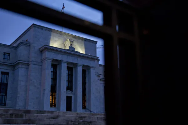 Federal Reserve headquarters. (Andrew Harrer/Bloomberg)