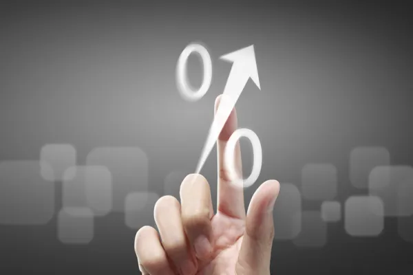 Hands touching button screen interface global connection customer networking