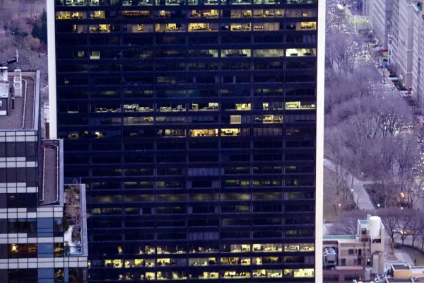 Sculptor headquarters in New York City. (Andrew Harrer/Bloomberg)