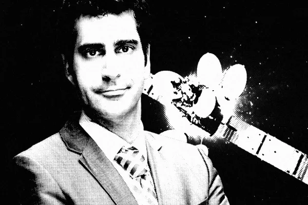 Sahm Adrangi (Photos courtesy Intelsat and Kerrisdale Capital)