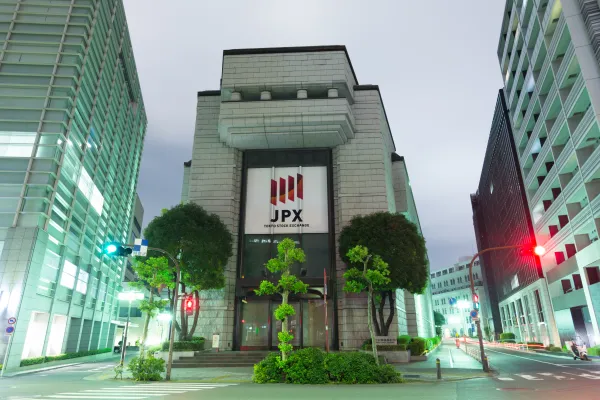 Tokyo Stock Exchange in Japan