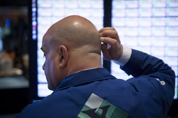 Opening Of Trading At The NYSE While Stocks Decline As Payrolls, Services Data Miss Estimates