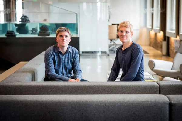 John and Patrick Collison, co-founders of Stripe Inc. (David Paul Morris/Bloomberg)