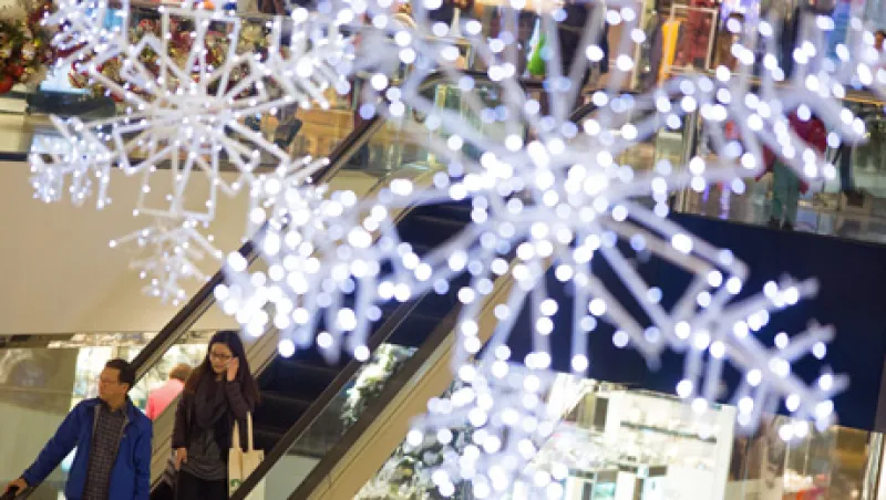 Shoppers Inside The Swire Properties Ltd. Cityplaza Shopping Mall Ahead Of Christmas Holidays