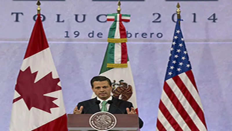 Obama, Pena Nieto, Harper At North America Summit