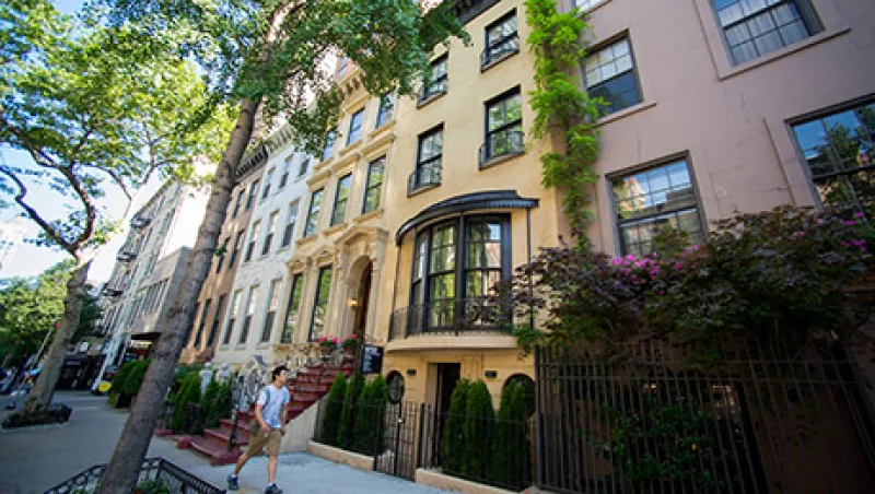 Manhattan Townhouses For Sale As Existing Homes Sales Figures Are Released