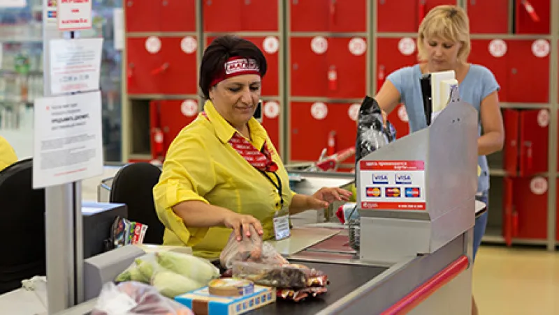 Inside A Russian Hypermarket As EU Braced For Sanction Pain