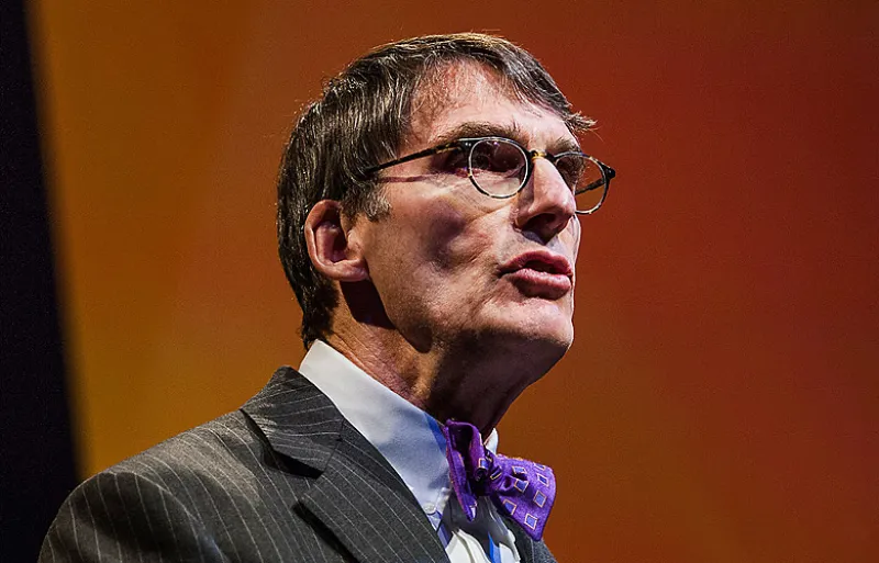 Jim Grant, publisher of Grant's Interest Rate Observer (Photo Credit: Chris Goodney/Bloomberg).