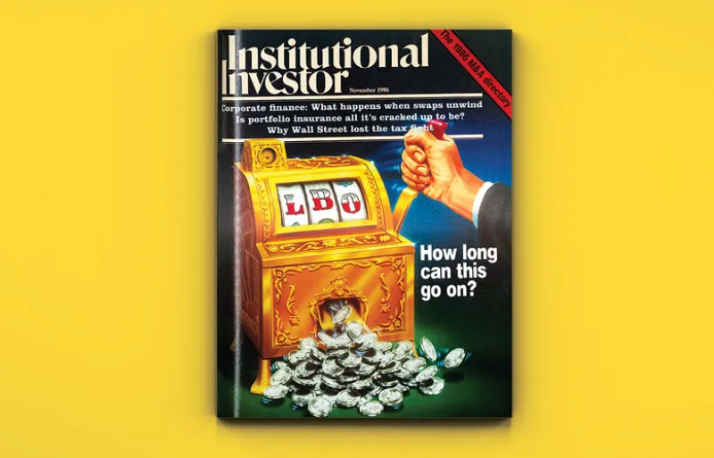 Institutional Investor’s 1986 cover