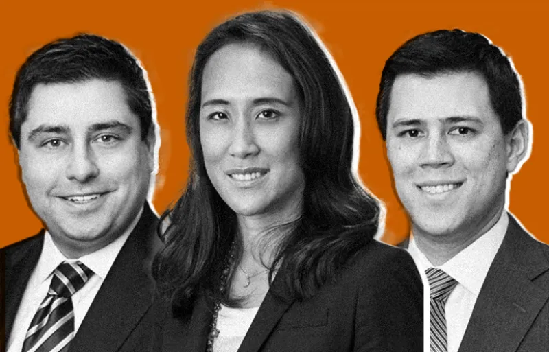 Left to right: Sean Thompson, Angela Ni, Dai Wai Chin Feman (Photos via Parabellum Capital)