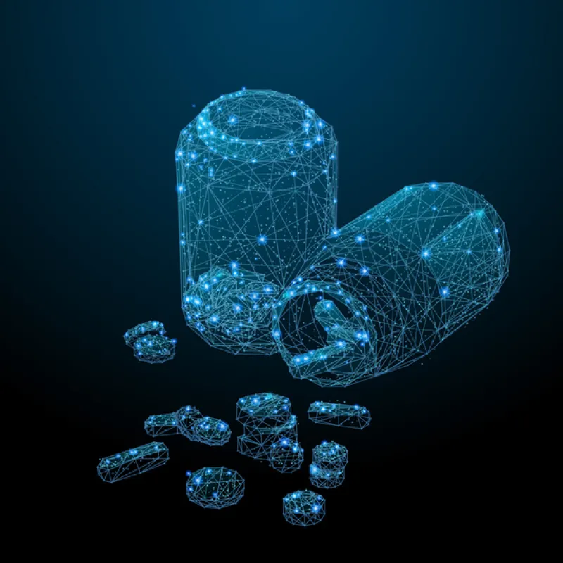 abstract image of medication