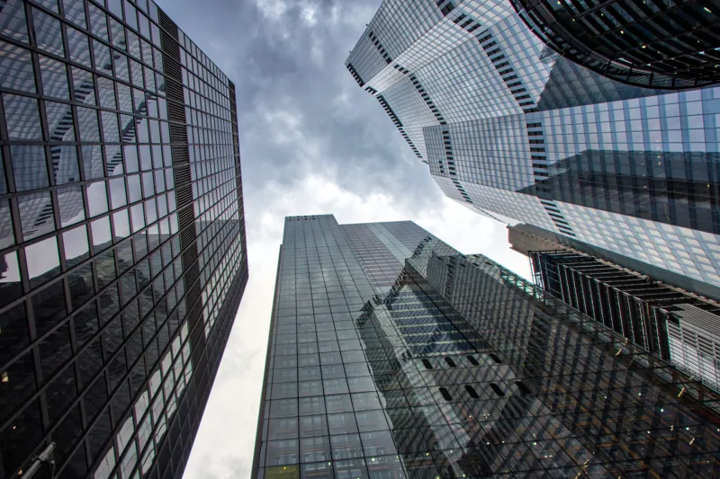 View of a city skyline