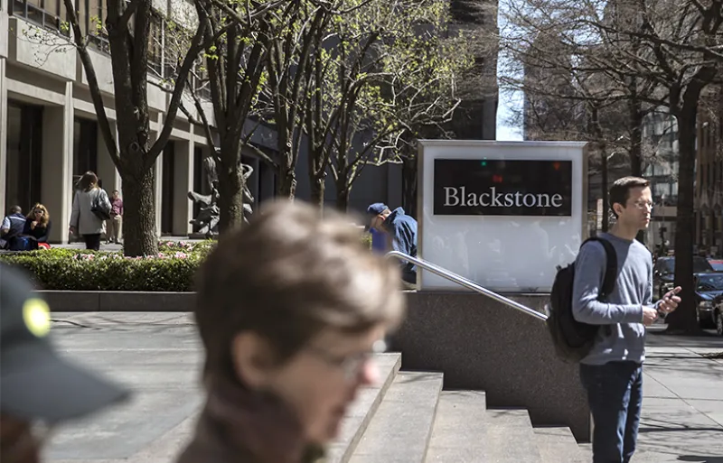 Blackstone Group headquarters in New York. Victor J. Blue/Bloomberg.