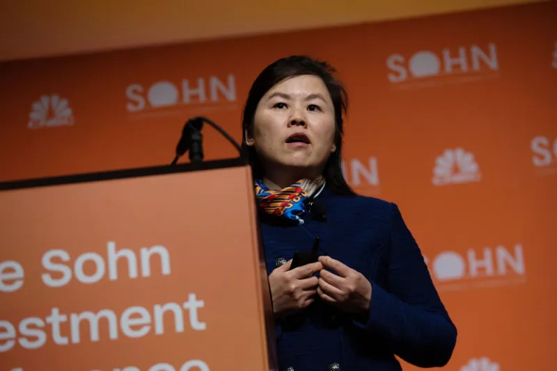 Bihua Chen, CEO of Cormorant Asset Management. (Alex Flynn/Bloomberg)