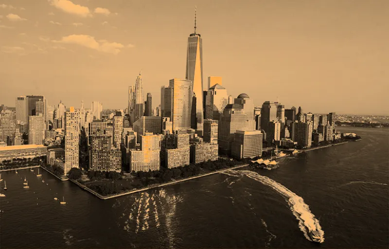 Lower Manhattan (Craig Warga/Bloomberg)