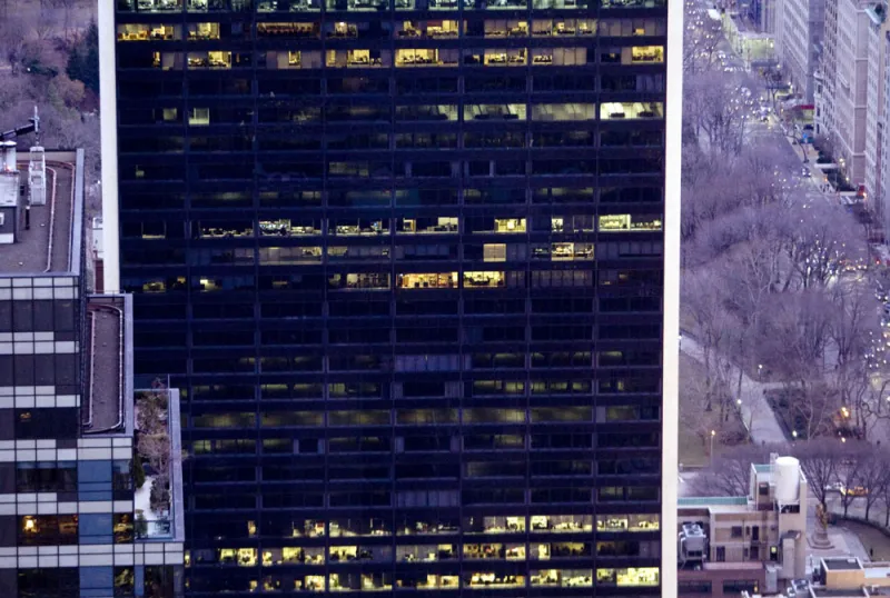 Sculptor headquarters in New York City. (Andrew Harrer/Bloomberg)