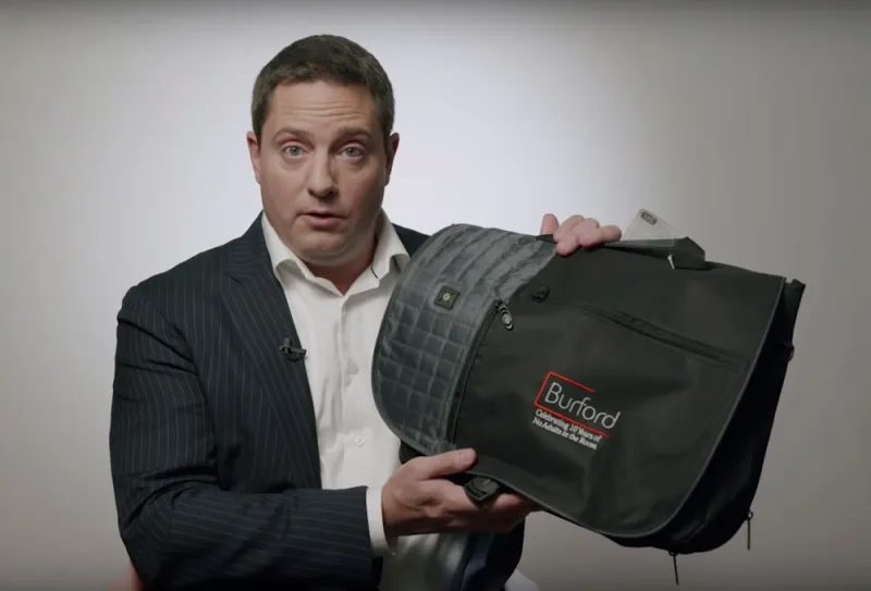 A still from a video featuring Carson Block of Muddy Waters Research (via YouTube)