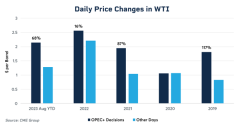 Daily Price Changes in WTI